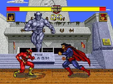 Justice League Task Force (World) screen shot game playing